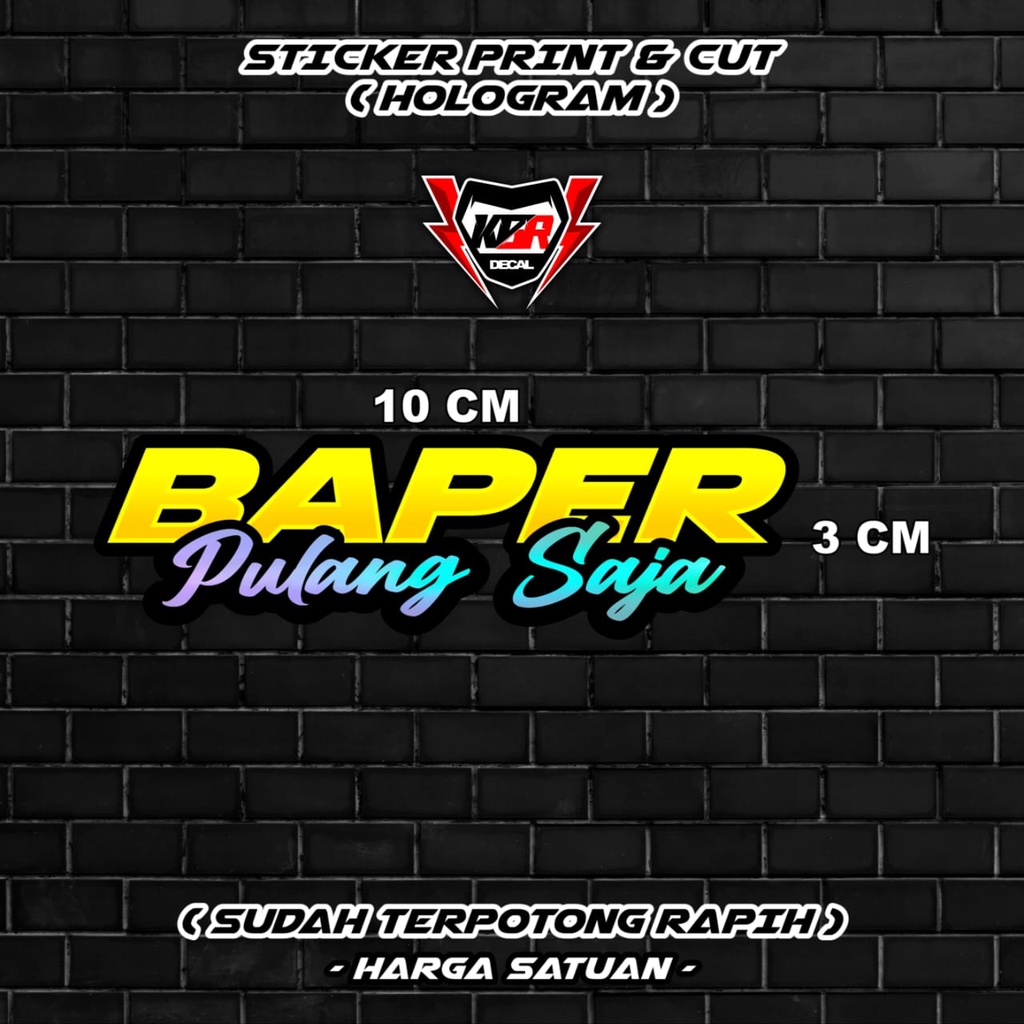 Stiker Pack Print Cut Vol 100 Viral Terbaru Stiker Motor Sticker Helm