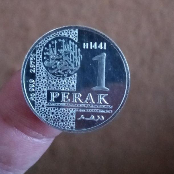 Koin 1 Dirham Perak