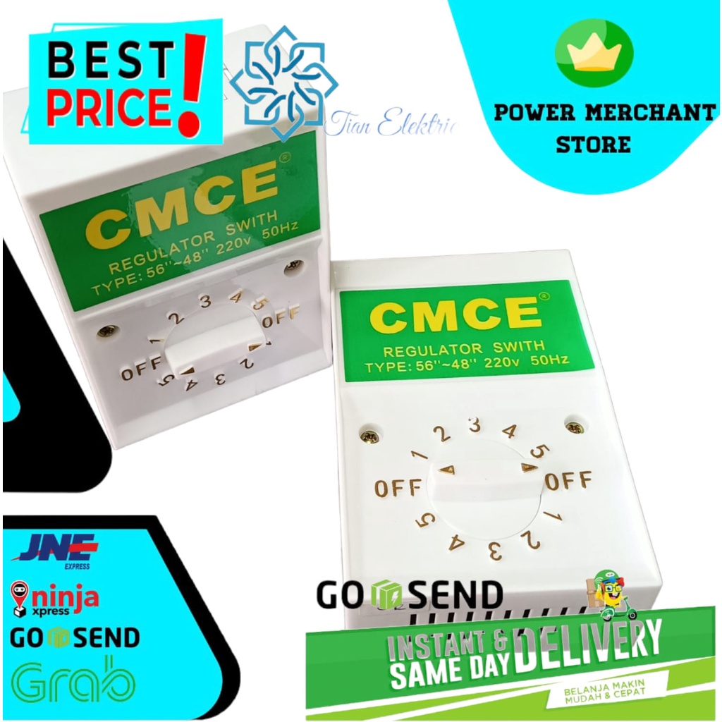 CMCE Regulator Swith Ceiling Fan GMC / Sanex / CMC / Zodiak