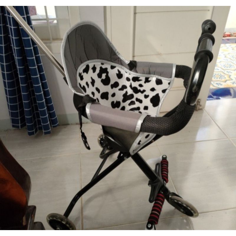 Trike Stroller   bayi 5  roda lampu LED[KARGO dan OJOL]