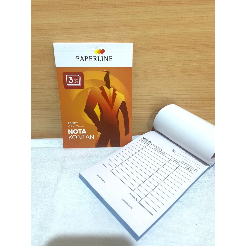 

NOTA KONTAN KECIL 3PLY / NOTA KONTAN K3 PAPERLINE 108x155mm 25 Set