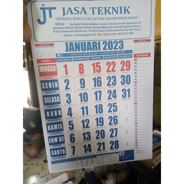 

Blangko Kalender Kerja