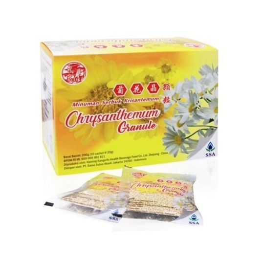 Teh Bunga Krisan Kembang Putih Chrysanthemum  Ci Hua Cing Cik Wa Cin SSA Chrysantemum