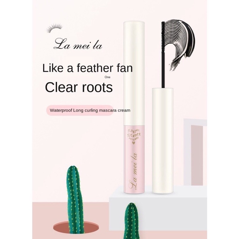 GRATIS ONGKIR LENGKAP 2 VARIAN COD LAMEILA/SUAKE TERMURAH MEDAN Lameila 3D Lash Long Mascara Waterproof Curling Lenthening Thick Eyelash Make Up Fast Dry Natural Waterproof Extension