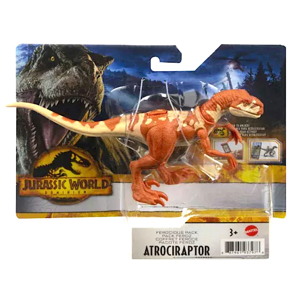 Jurassic World Dominion Ferocious Pack Atrociraptor Red