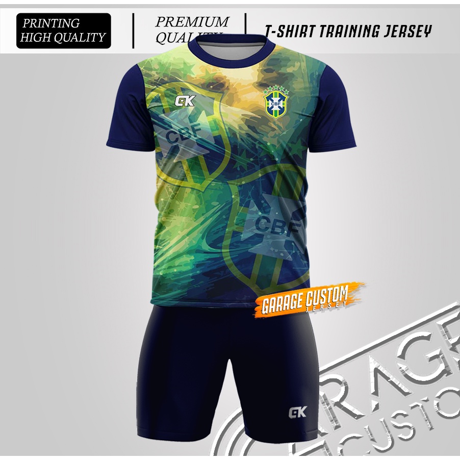 BRAZIL PIALA DUNIA-JERSEY PRINTING BRASIL/TRAINING PIALA DUNIA