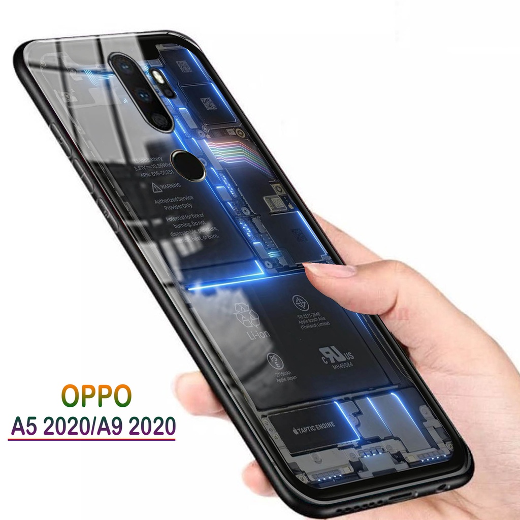 Softcase Kaca OPPO A5 2020 A9 2020 - Case Handphone A5 2020 A9 2020 [T15].