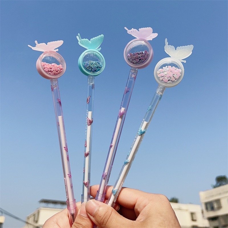 1 pcs pulpen 0.5 mm motif sanrio kucing lucu