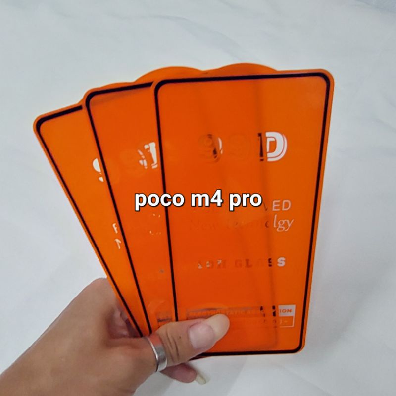 tempered glass full poco M4 pro
