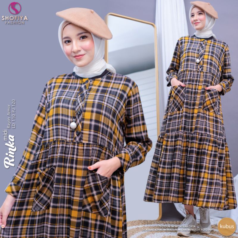 RINKA MIDI DRESS BY SHOFIYA