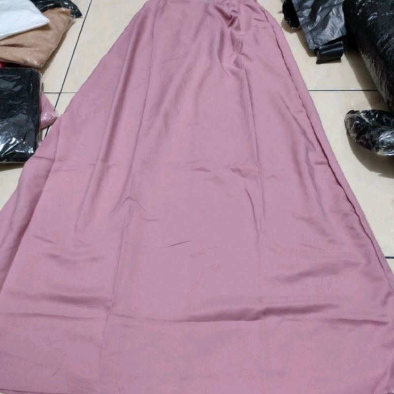 Rok Wanita Model A Line Ukuran Besar Bahan Shakila Grade