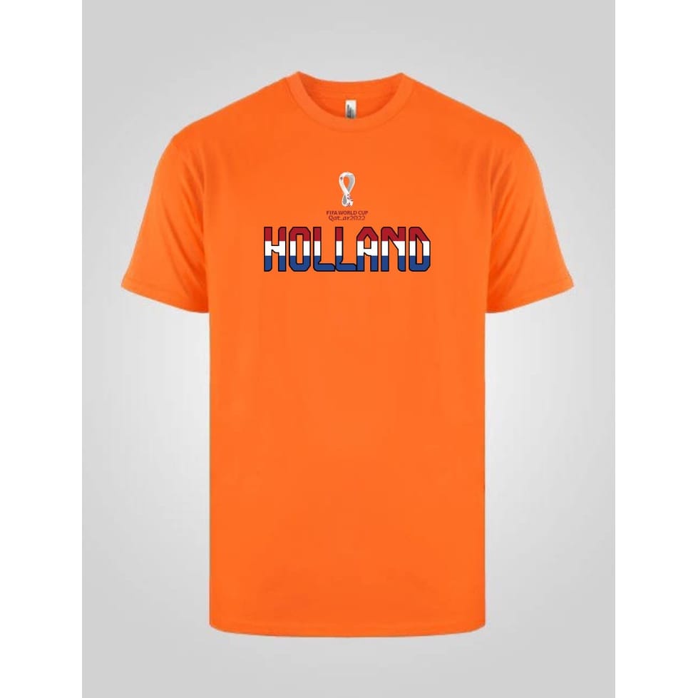 KAOS TSHIR BELANDA PIALA DUNIA 2022 TULISAN HOLLAND