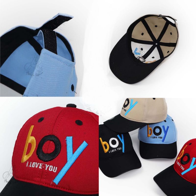 Topi Anak Bordir BOY / TOPI ANAK BORDIR BOY