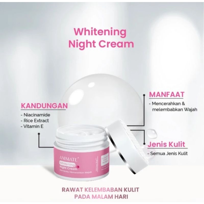 [ SUPER SALE ] ANIMATE INSTANT WHITENING PAKET 5IN1