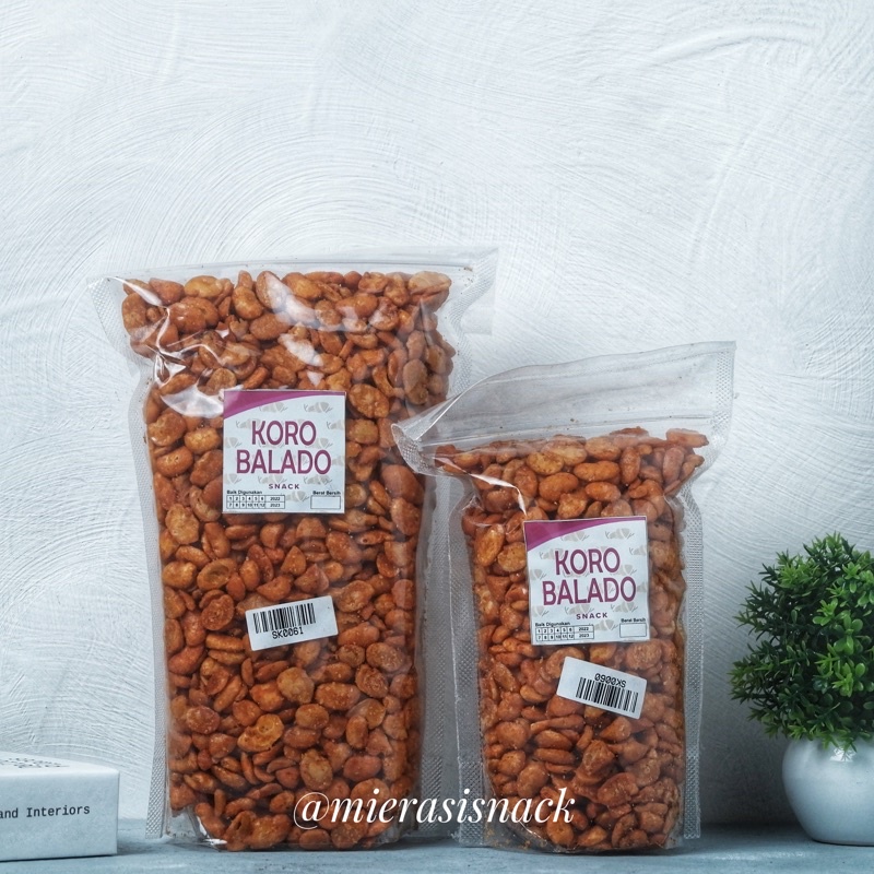 

snack kiloan kacang koro balado 500gram | jajanan jadul | makanan ringan murah | cemilan lebaran
