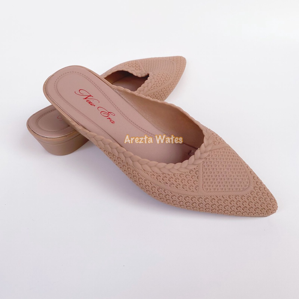 Sandal selop karet slip on jelly shoes widges new era LB 13011