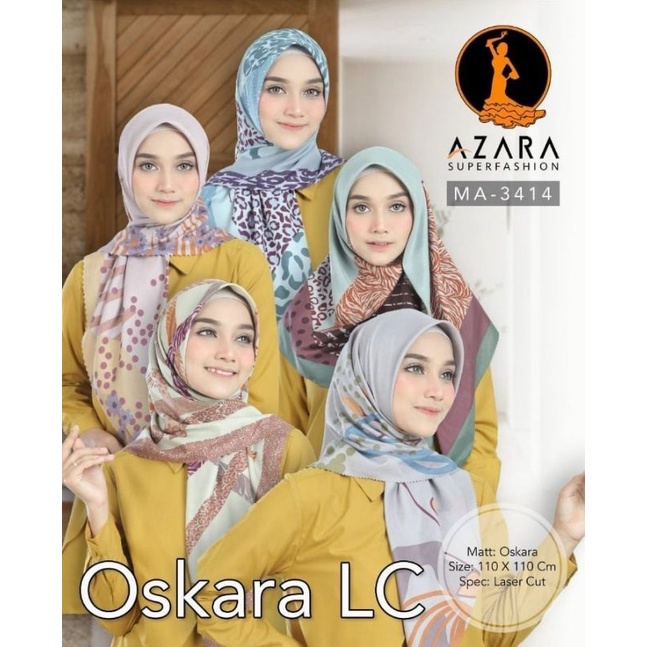 [COD - Termurah] Hijab Motif Oscara LC Hijab Motif Oscara Hijab Motif Premium Hijab Motif Premium Hi
