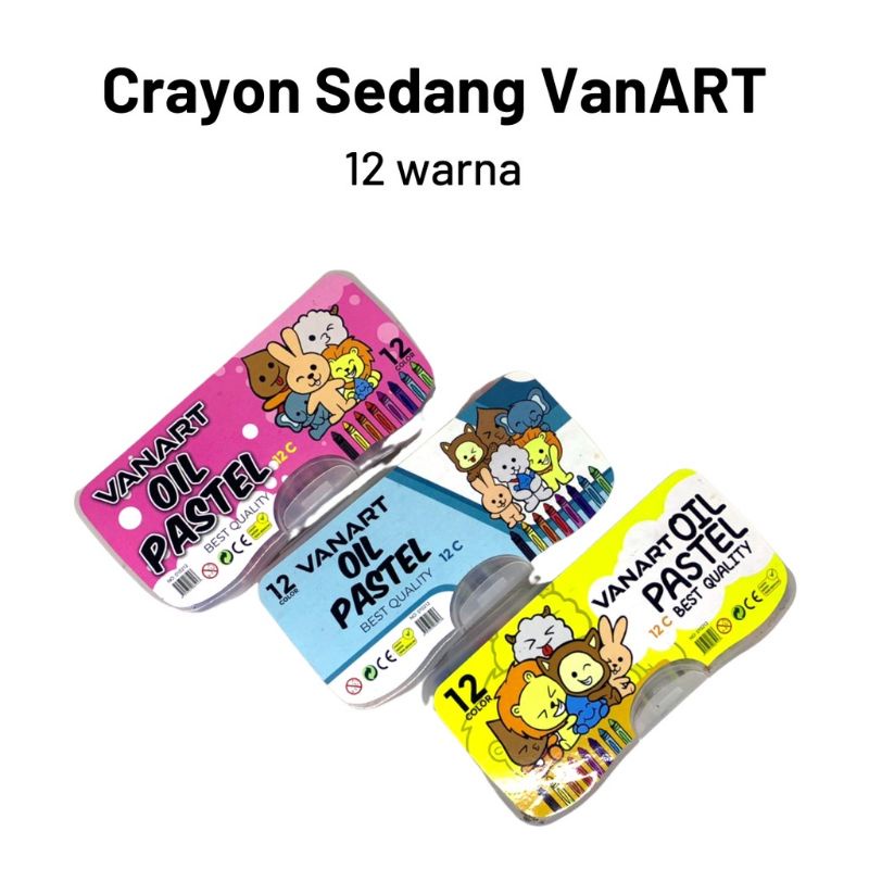 Medan Termurah 12 warna Crayon anak sekolah Crayon cantik Oil pastel 12 warna