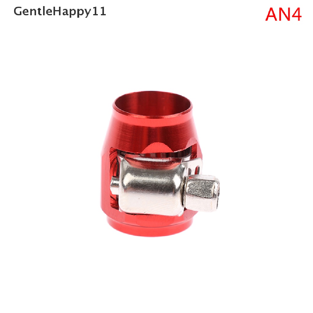 Gentlehappy AN4 /6 /8 /10 /12 Hose Clamp Fuel Pipe Clip Selang Air Minyak Klem Fitgs id