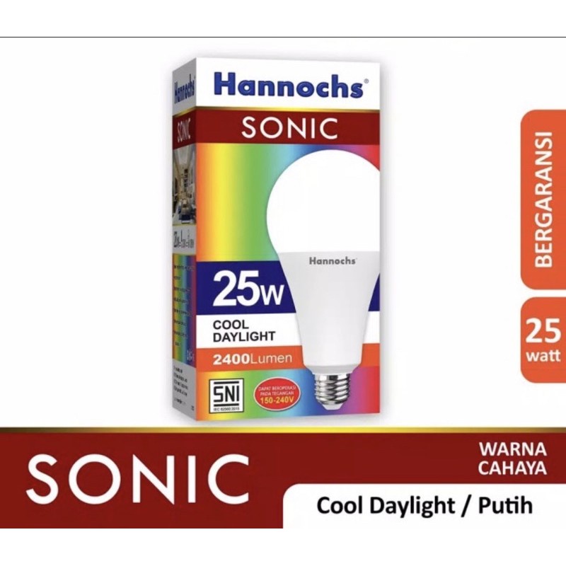 Lampu LED Hannochs Sonic 25 Watt 6500K