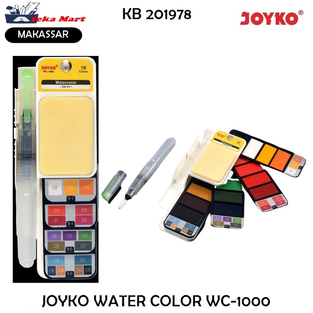 

JOYKO WATER COLOR WC-1000 CAT AIR 18 WARNA