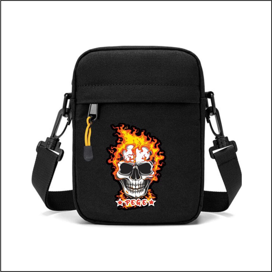 Tas Selempang Bahu Pria Pege Model Sablon Distro - PG 8942