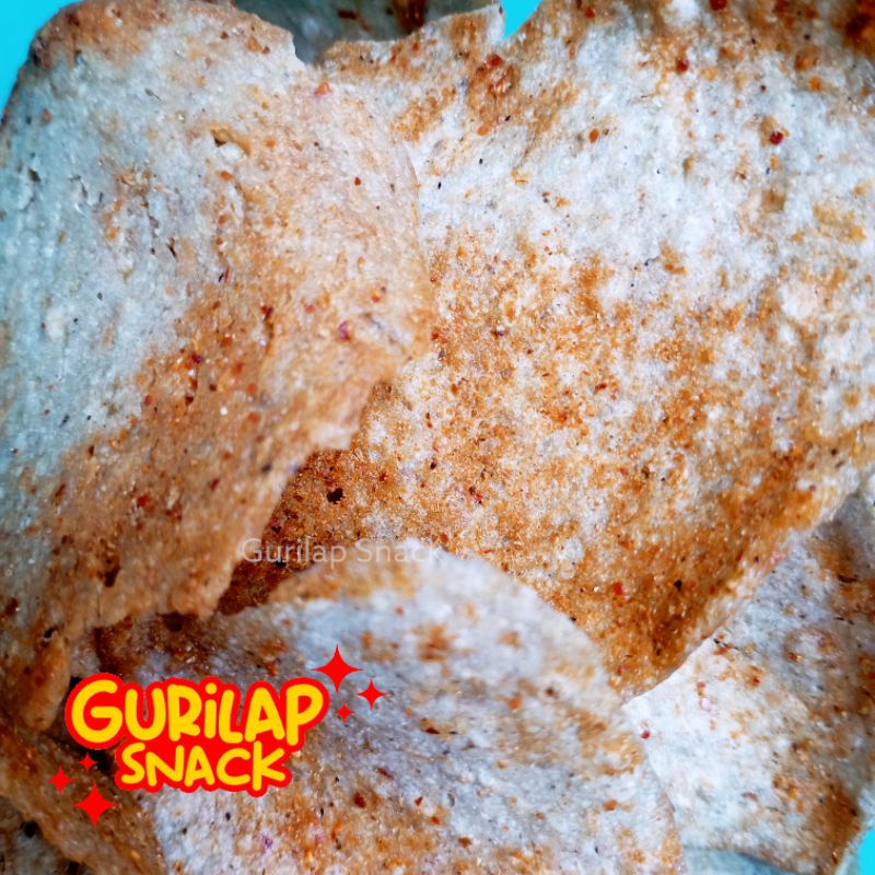 

Keripik basreng original pedas cemilan enak gurih cemilan santai kemasan 500 gram