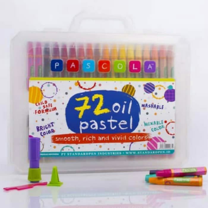 

Crayon Pascola 72 warna oil pastel