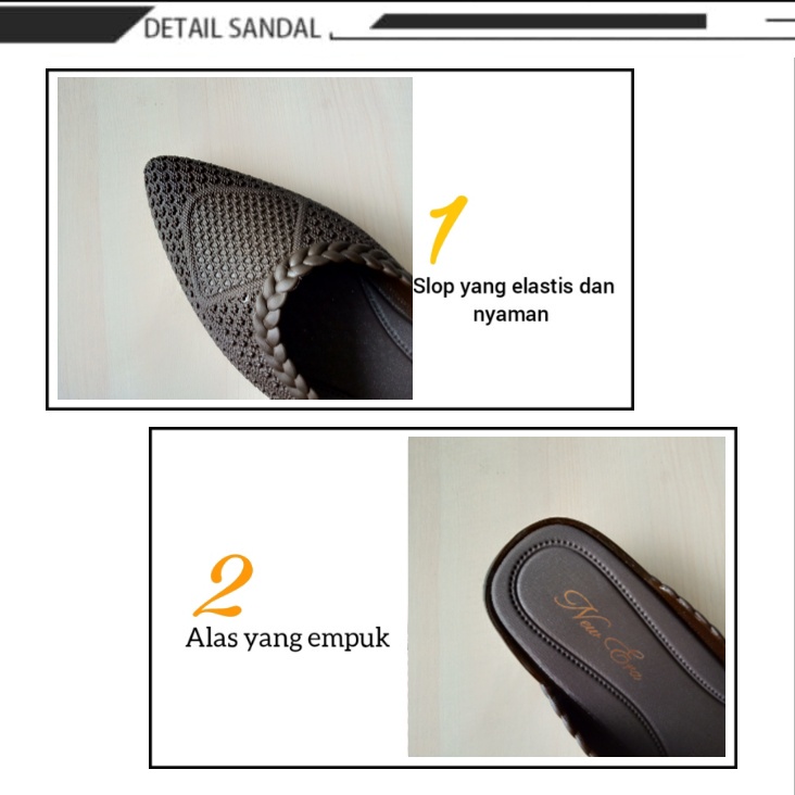 sogo NEW ERA LB 13011 Sepatu Sendal Wanita Wedges Selop Karet Jelly Sandal Slop Wanita Terbaru Terlaris