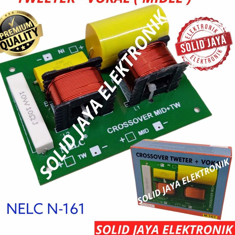 KIT CROSSOVER 2 WAY TWEETER + VOKAL N-161 CROSSOVER PASIF 2 WAY CROSSOVER CROSOVER CROSOFER CROSSOFE