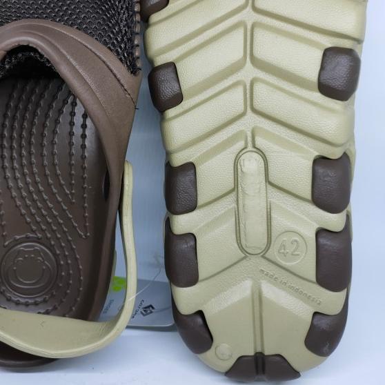 Sepatu Sandal Pria Jumbo S40-44 Merk Gosome Model Crocs Baim