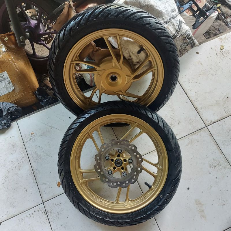 VELG BAN RODA RACING ALL NEW VARIO 125 ALL NEW VARIO 150 SE GOLD ORIGINAL