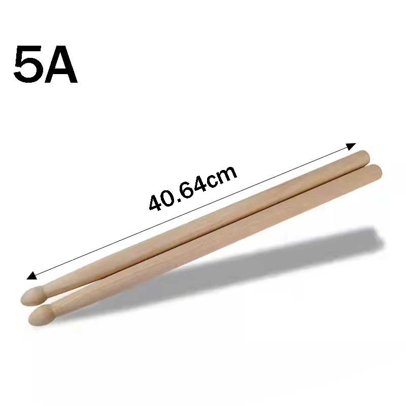 1pasang Stick Drum 5A/7A Stik Drum Import High Quality Material Oakwood