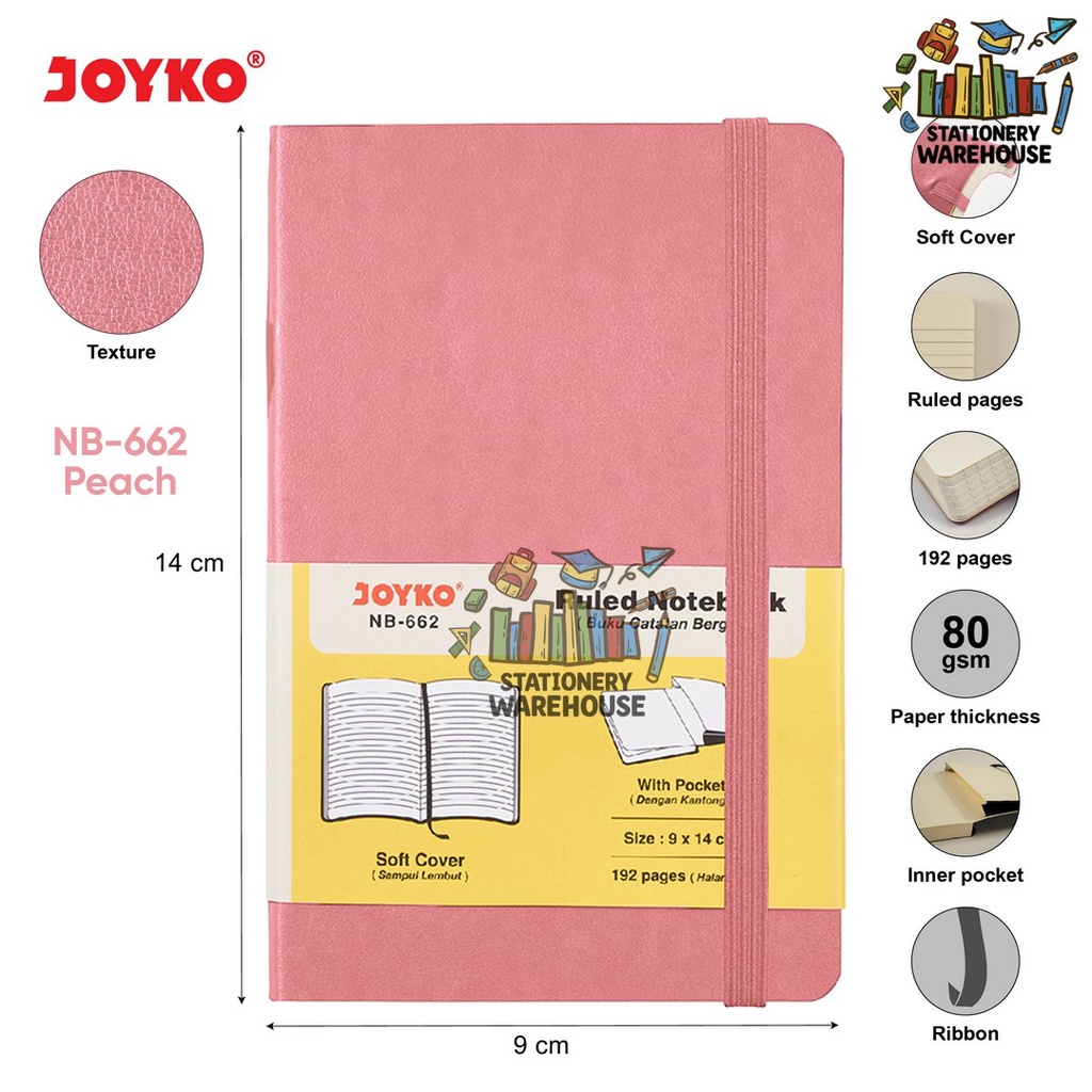 

Ruled Notebook Diary Agenda Buku Catatan Bergaris Joyko NB-662