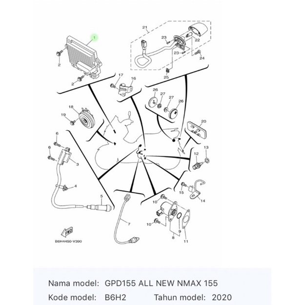 SGCU B6H-H594A-00 NMAX New