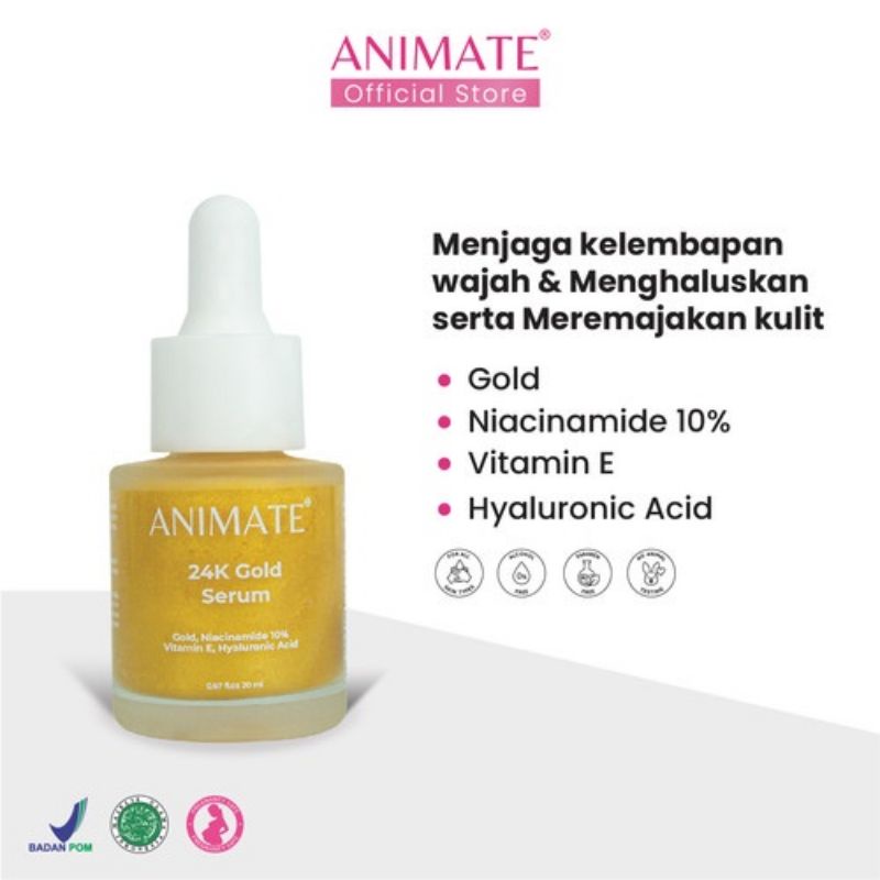Animate 24k Gold serum/serum anti aging/serum glowing