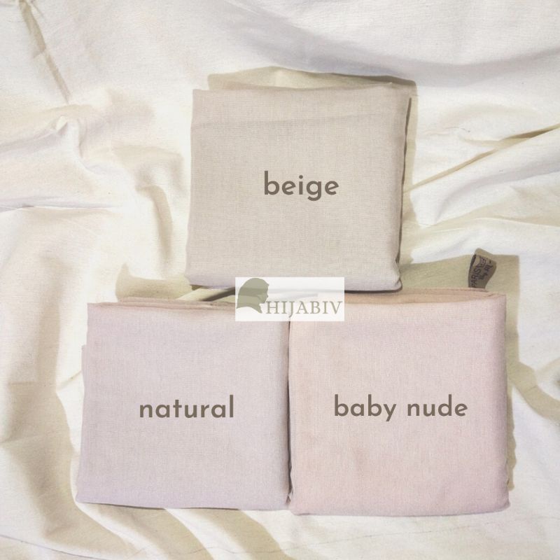 SEGI EMPAT PARIS PREMIUM FINISHING JAHIT TEPI ANTI LETOY (FREE POUCH)-PREMIUM NATURAL