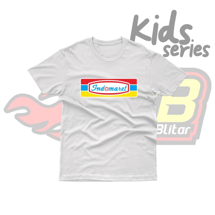 Baju Kaos Distro Anak Indomaret Katun Combed