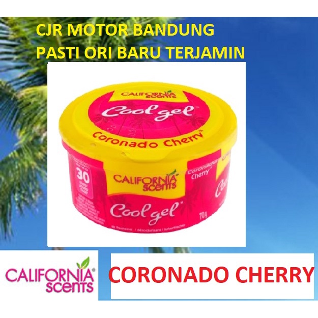 Jual CORONADO CHERRY California Scents Cool Gel 70 gr Parfum Pewangi