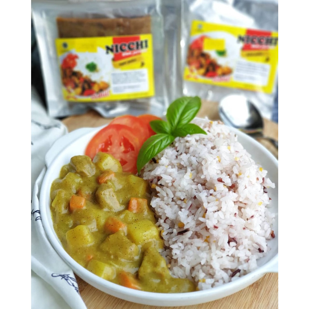 Nicchi Bumbu Kare Jepang 100gr [Tidak Pedas( Untuk anak-anak, Rasa Ayam, Rasa Sapi)/Pedas Sedang(Rasa Sapi, Rasa Ayam)]