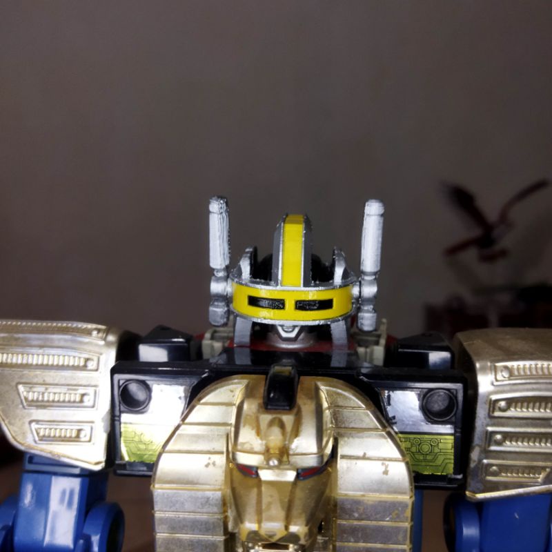 DX helm  Part zord power rangers zeo yellow megazord sentai ohranger ohre robo custom 3D