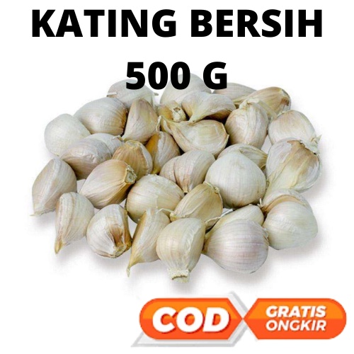 Bawang putih kating HSD bersih kualitas premium (Jamin tidak ada yang busuk) 250GR/100GR