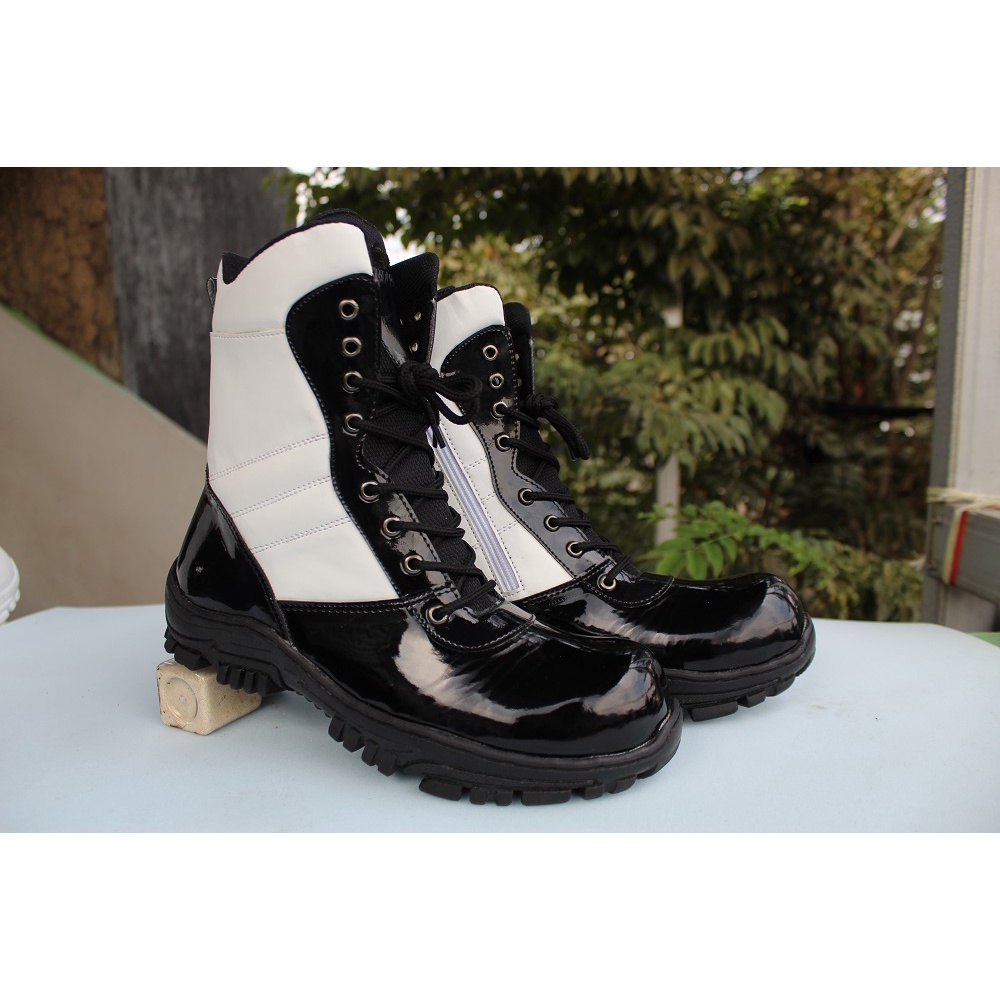 SEPATU ZIMZAM ORIGINAL PDL KELINCI BOOTS SAFETY PROVOST PDL POLISI