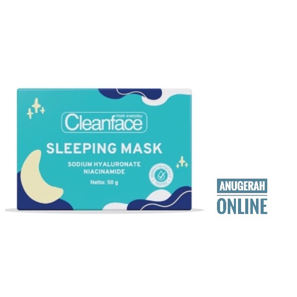 Jual CleanFace Sleeping Mask 50gr Shopee Indonesia