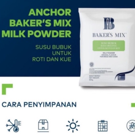 

Full cream bakermix 500gr Ori susu bubuk