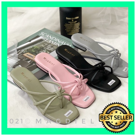 Sendal Pesta Kondangan Haihil Sandal Haihils High Heels Wanita Import Hak Kaca Tali Jelly Premium Ma