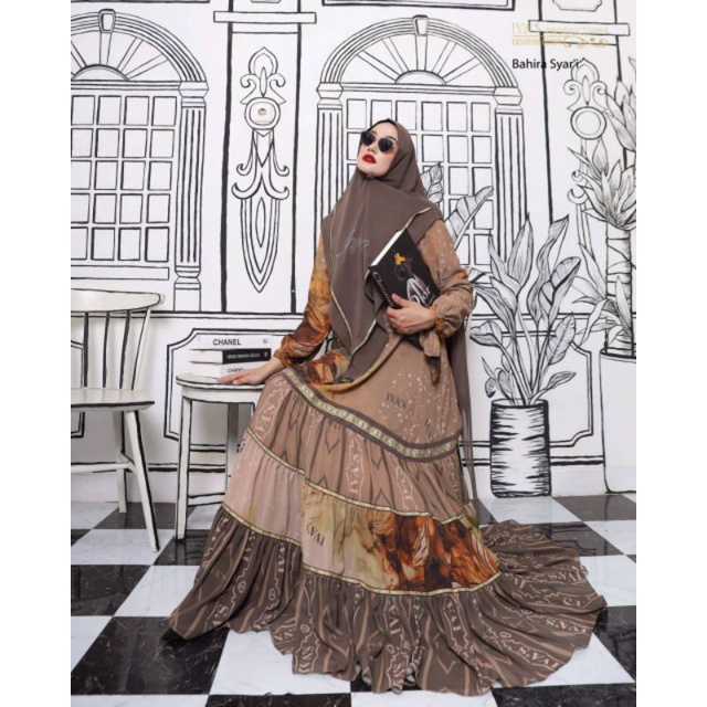 Gamis Premium - Bahira Syari by Ivas Production
