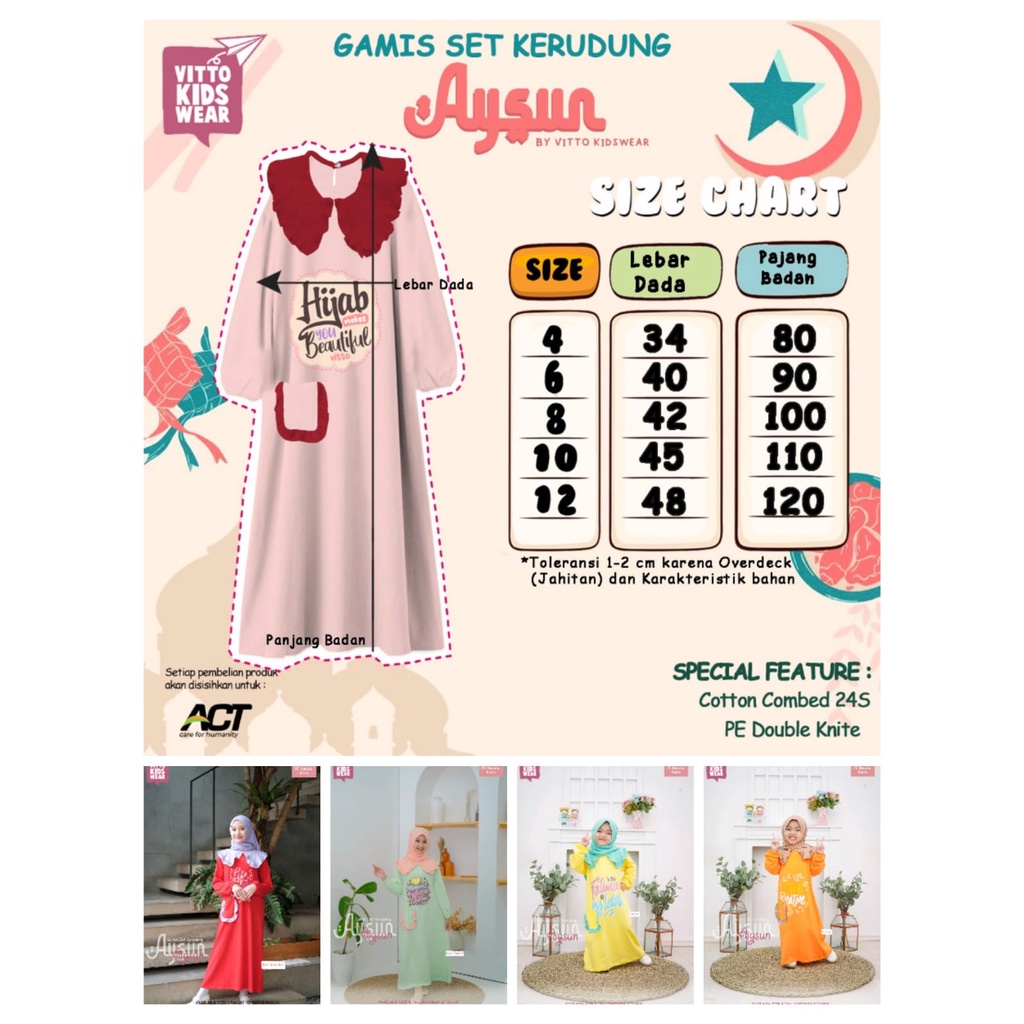 Gamis Aysun by Vitto Kidswear