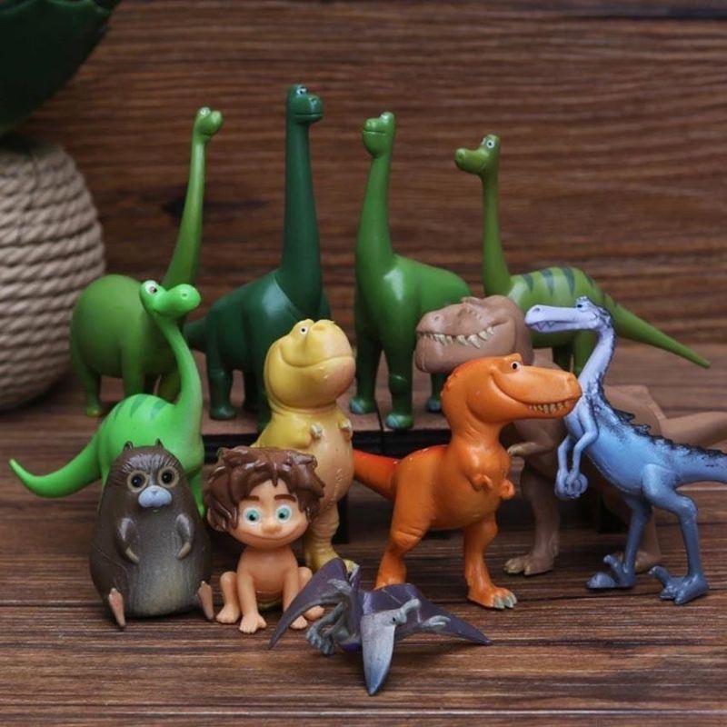 Mainan Dinosaurus Set Isi 12Pcs Dilengkapi Dengan Figure Tarzan