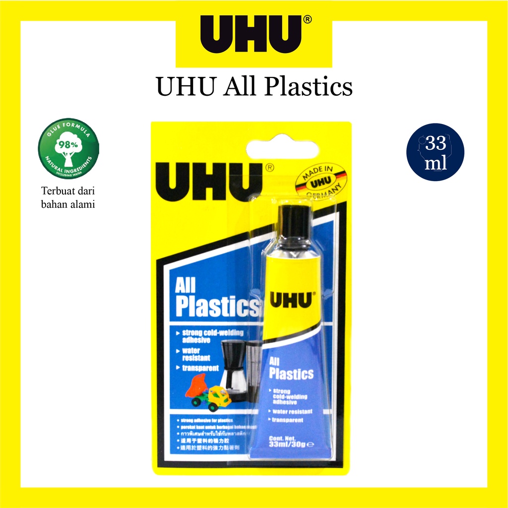 

Lem UHU House Hold Universal Plastik / Adhesive Original Made In Germany
